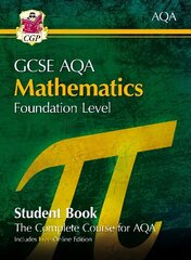 Grade 9-1 GCSE Maths AQA Student Book - Foundation (with Online Edition) цена и информация | Книги для подростков и молодежи | 220.lv