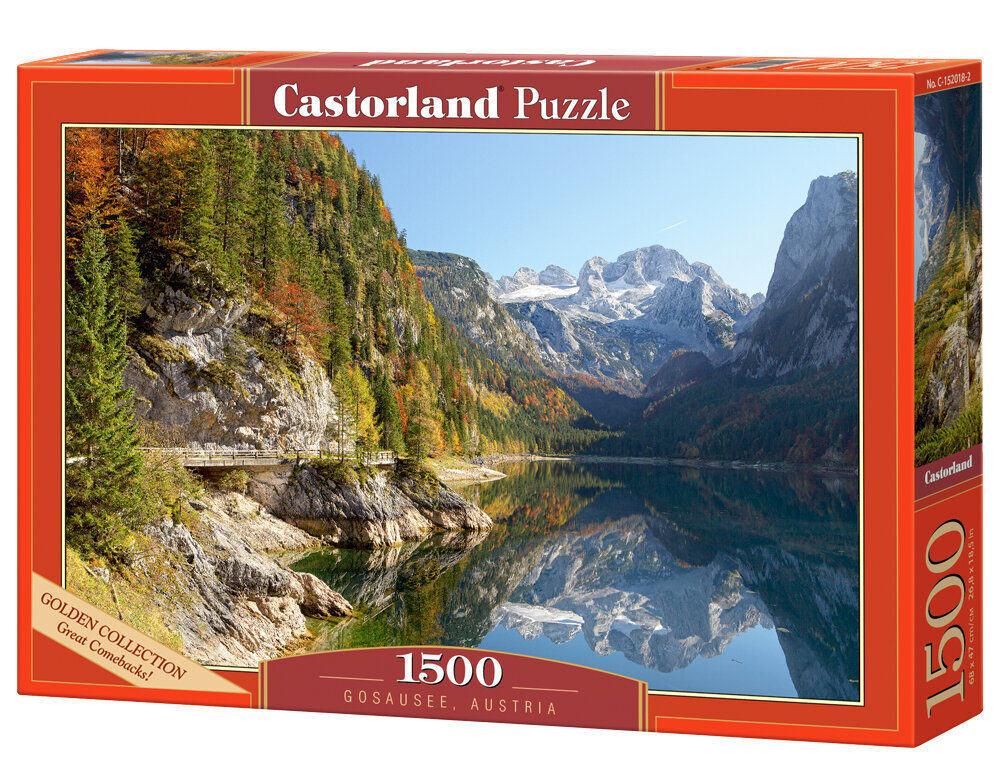 Castorland puzle Gosausee, Austria 1500 det. цена и информация | Puzles, 3D puzles | 220.lv