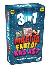 Galda spēļu komplekts, foršai ballītei 3 in 1 цена и информация | Настольная игра | 220.lv