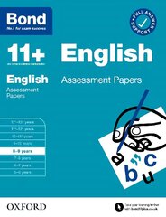 Bond 11plus: Bond 11plus English Assessment Papers 8-9 years 1 цена и информация | Книги для подростков и молодежи | 220.lv