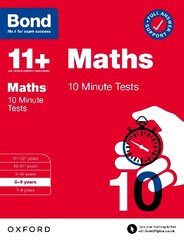 Bond 11plus: Bond 11plus Maths 10 Minute Tests with Answer Support 8-9 years 1 cena un informācija | Grāmatas pusaudžiem un jauniešiem | 220.lv