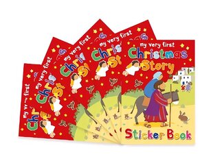 Christmas Story Sticker Book: Pack of 5 New edition cena un informācija | Grāmatas pusaudžiem un jauniešiem | 220.lv