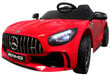 Elektromobilis MERCEDES GTR, ar tālvadības pulti, sarkans цена и информация | Bērnu elektroauto | 220.lv