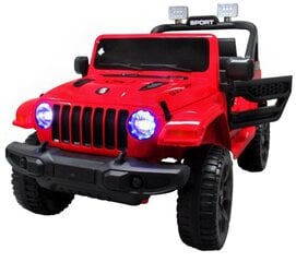 Četru riteņu elektromobilis Jeep X10, ar tālvadības pulti, sarkans cena un informācija | Bērnu elektroauto | 220.lv