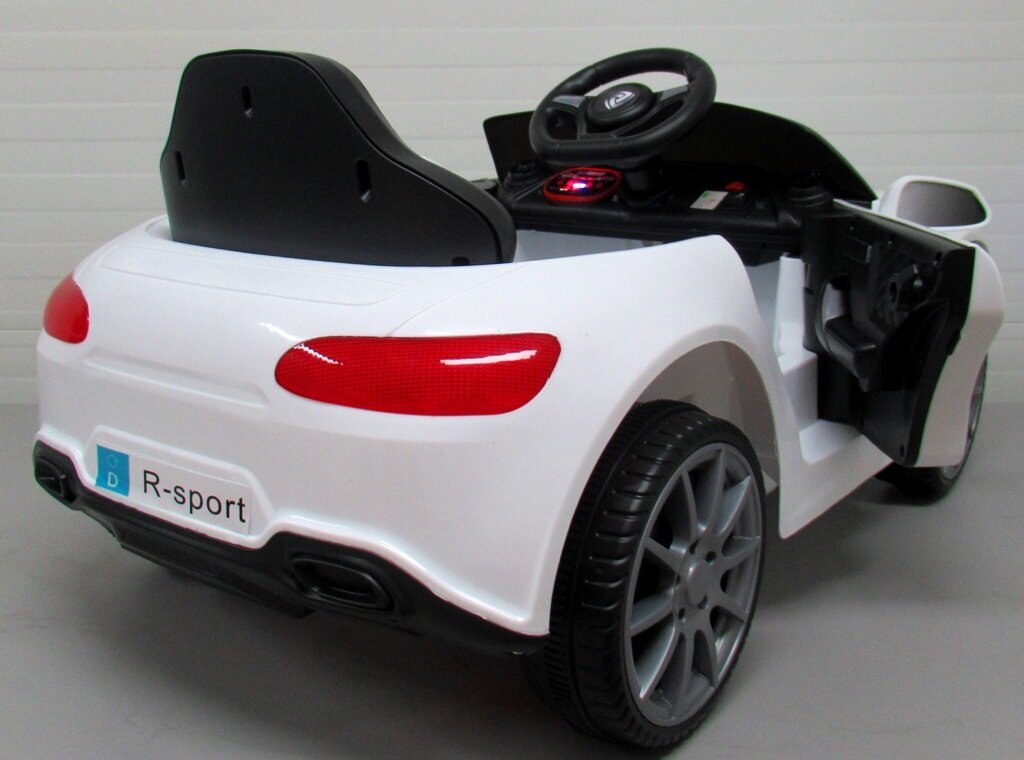 Elektromobilis Cabrio B3, ar tālvadības pulti, balts cena un informācija | Bērnu elektroauto | 220.lv