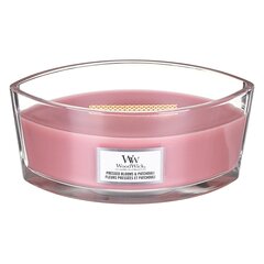 WoodWick aromātiska svece Pressed Blooms & Patchouli, 453,6 g cena un informācija | Sveces un svečturi | 220.lv