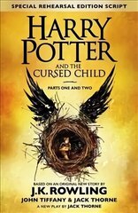 Harry Potter and the Cursed Child - Parts One and Two (Special Rehearsal   Edition): The Official Script Book of the Original West End Production, Parts I & II цена и информация | Книги для подростков и молодежи | 220.lv