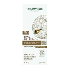 NATURAVERDE BIO atjaunojošs acu krēms ar tējas serumu, 15 ml цена и информация | Сыворотки, кремы для век | 220.lv