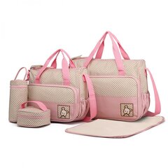 Комплект детских сумок Uma Pink из 5 предметов, розовый цена и информация | Аксессуары для колясок | 220.lv