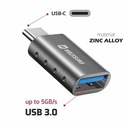 Swissten OTG Адаптер USB-C на USB 3.0 Подключение цена и информация | Адаптеры и USB разветвители | 220.lv