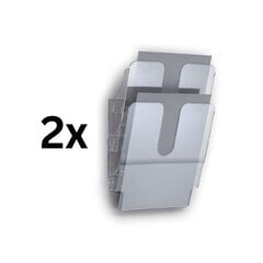 Подставка для документов настенная Durable Flexiplus, А4 упаковка 2 шт. цена и информация | Канцелярия | 220.lv