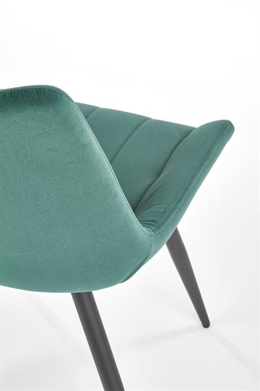 4-u krēslu komplekts Halmar K388, zaļš cena un informācija | Virtuves un ēdamistabas krēsli | 220.lv
