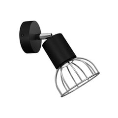 Milagro sienas lampa DANTE BLACK / SILVER 1xGU10 цена и информация | Настенные светильники | 220.lv