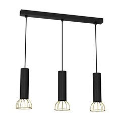 Milagro piekarināmā lampa Dani Black/Gold cena un informācija | Lustras | 220.lv