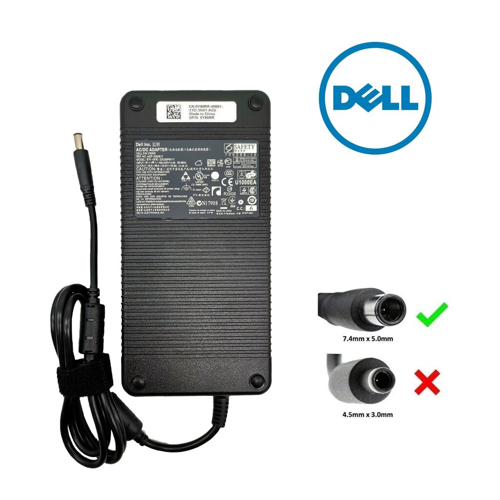 Dell maiņstrāvas adapteris 330W 16,9A XM3C3 cena un informācija | Lādētāji portatīvajiem datoriem | 220.lv