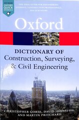 Dictionary of Construction, Surveying, and Civil Engineering 2nd Revised edition cena un informācija | Sociālo zinātņu grāmatas | 220.lv