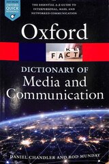 Dictionary of Media and Communication 3rd Revised edition cena un informācija | Sociālo zinātņu grāmatas | 220.lv