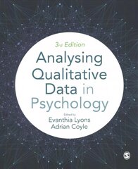 Analysing Qualitative Data in Psychology 3rd Revised edition цена и информация | Книги по социальным наукам | 220.lv