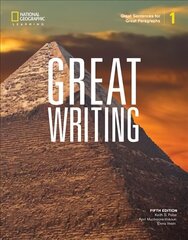 Great Writing Level 1 Student Book 5th Edition цена и информация | Учебный материал по иностранным языкам | 220.lv