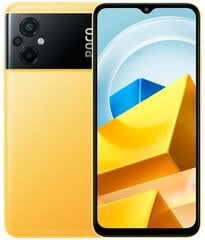 Xiaomi Poco M5 4/64GB MZB0C9FEU Yellow cena un informācija | Mobilie telefoni | 220.lv