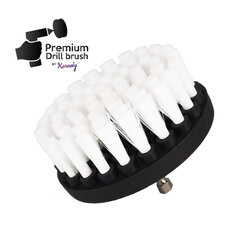 Профессиональная щетка Premium Drill Brush - очень мягкий, белый, 10цм. цена и информация | Механические инструменты | 220.lv