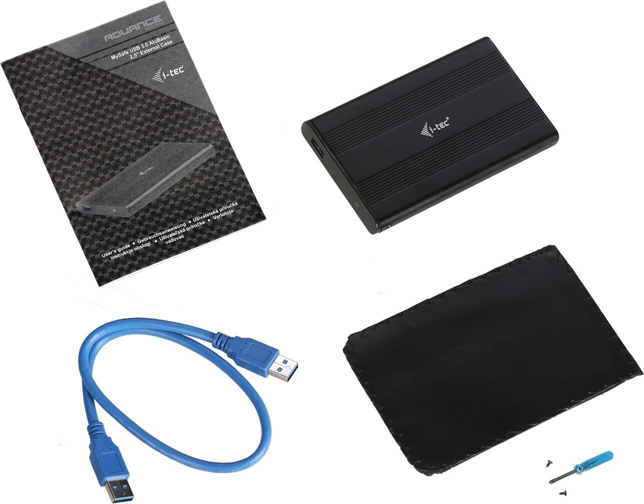 i-tec MYSAFE AluBasic 2,5 collu USB 3.0 SATA I / II / III HDD SSD MELNS cena un informācija | USB adapteri automašīnas oriģinālai skaņas sistēmai | 220.lv
