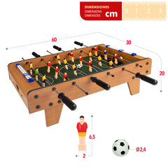 Galda spēle futbols 60x30x20cm cena un informācija | Galda spēles | 220.lv