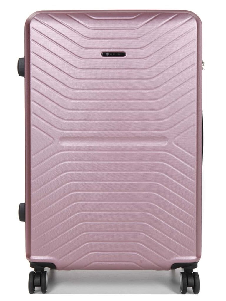 Liels ceļojumu koferis Airtex, 625/L, rozā krāsā цена и информация | Koferi, ceļojumu somas | 220.lv