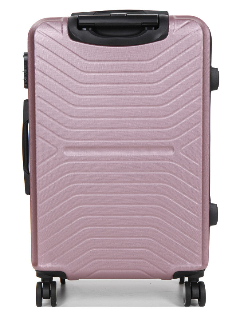 Vidējs ceļojumu koferis Airtex, 625/M, rozā krāsā cena un informācija | Koferi, ceļojumu somas | 220.lv