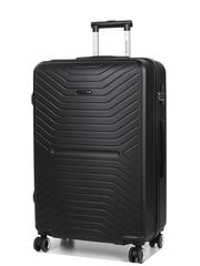 Liels ceļojumu koferis Airtex, 625/L, melns цена и информация | Чемоданы, дорожные сумки | 220.lv