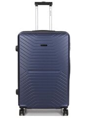 Liels ceļojumu koferis Airtex, 625/L, zilā krāsā цена и информация | Чемоданы, дорожные сумки | 220.lv