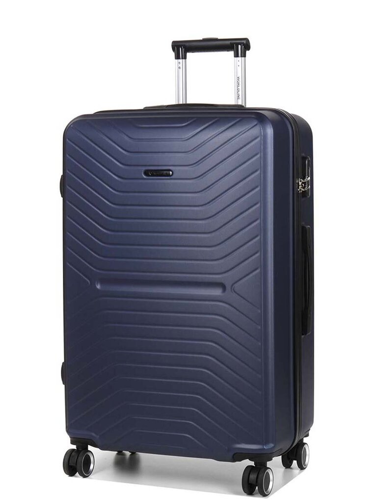 Liels ceļojumu koferis Airtex, 625/L, zilā krāsā cena un informācija | Koferi, ceļojumu somas | 220.lv