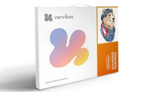 Dimantu mozaīkas komplekts uz rāmja TM Varvikas - Bear LC012e 20x30 cm cena un informācija | Dimantu mozaīkas | 220.lv