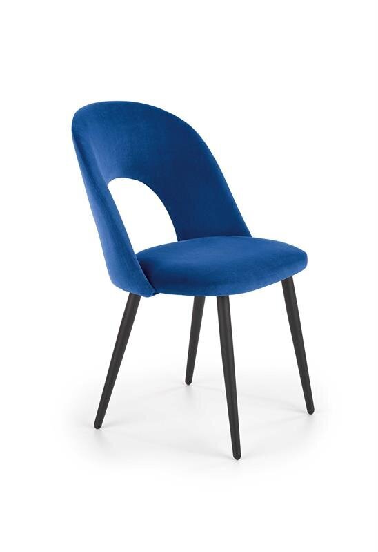 4-u krēslu komplekts Halmar K384, zils cena un informācija | Virtuves un ēdamistabas krēsli | 220.lv