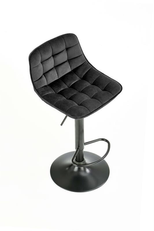 Bāra krēsls Halmar H95, melns cena un informācija | Virtuves un ēdamistabas krēsli | 220.lv