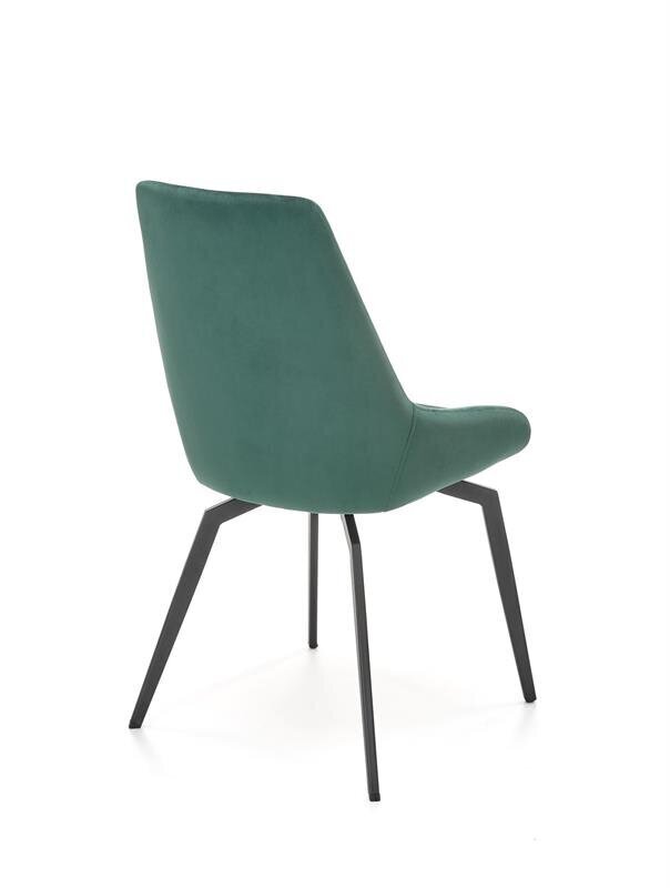 4-u krēslu komplekts Halmar K479, zaļš цена и информация | Virtuves un ēdamistabas krēsli | 220.lv