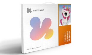 Dimantu mozaīkas komplekts uz rāmja TM Varvikas - Magic Unicorn LC028e 20x30 cm цена и информация | Алмазная мозаика | 220.lv