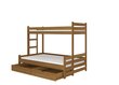 Bērnu gulta Benito 212x80cm cena un informācija | Bērnu gultas | 220.lv