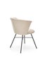 2-u krēslu komplekts Halmar K459, smilšu krāsa цена и информация | Virtuves un ēdamistabas krēsli | 220.lv