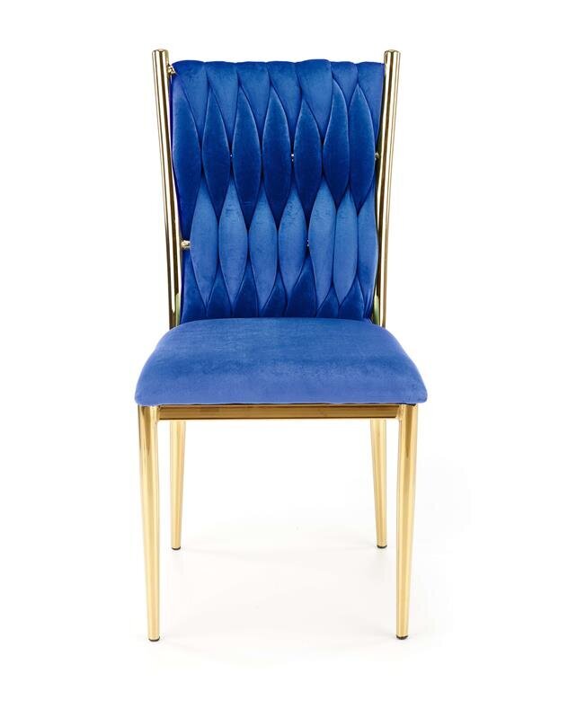 2-u krēslu komplekts Halmar K436, zils цена и информация | Virtuves un ēdamistabas krēsli | 220.lv