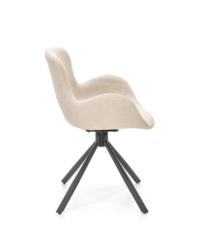 2-u krēslu komplekts Halmar K475, smilšu krāsa cena un informācija | Virtuves un ēdamistabas krēsli | 220.lv