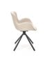 2-u krēslu komplekts Halmar K475, smilšu krāsa цена и информация | Virtuves un ēdamistabas krēsli | 220.lv