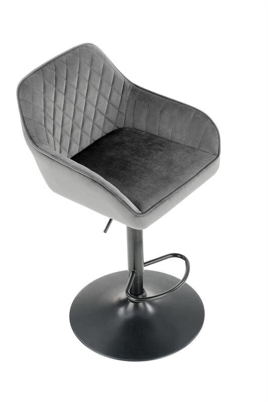 Bāra krēsls Halmar H103, pelēks cena un informācija | Virtuves un ēdamistabas krēsli | 220.lv