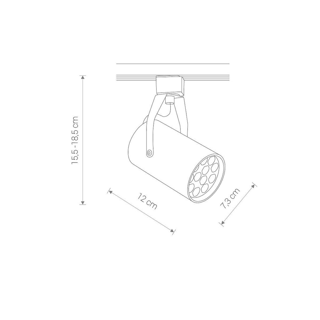 Akcenta lampa Nowodvorski PROFILE STORE PRO LED 12W 8321 cena un informācija | Griestu lampas | 220.lv