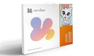 Dimantu mozaīkas komplekts uz rāmja TM Varvikas - Cute Kitten LC040e 20x30 cm цена и информация | Алмазная мозаика | 220.lv