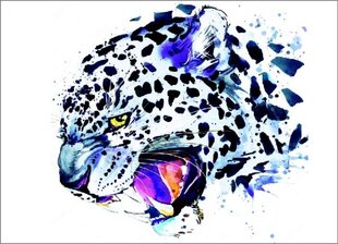 Dimantu mozaīkas komplekts uz rāmja TM Varvikas - Snow Leopard LE017e 30x40 cm цена и информация | Алмазная мозаика | 220.lv