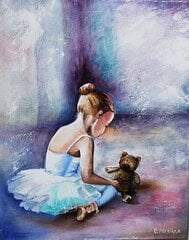 Dimantu mozaīkas komplekts uz rāmja TM Varvikas - Ballerina. The first steps LE037e 30x40 cm cena un informācija | Dimantu mozaīkas | 220.lv