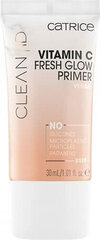 Catrice Clean ID Vitamin C Fresh Glow Primer, 30 мл цена и информация | Пудры, базы под макияж | 220.lv