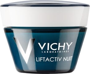Pretgrumbu nakts krēms Vichy Liftactive Nuit Modelējošs (50 ml) cena un informācija | Sejas krēmi | 220.lv
