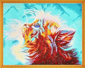 Алмазная мозаика 40x50 cm.  "Kitten in a Dream" цена и информация | Алмазная мозаика | 220.lv